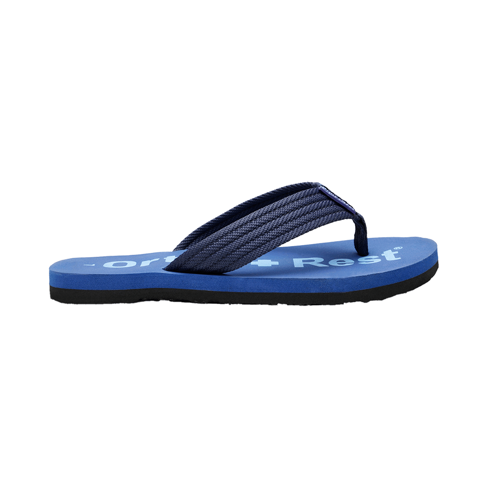 Ortho + Rest  Extra Soft Men Slipper Orthopedic For Home Daily Use Slippers Black 8 - Image 5