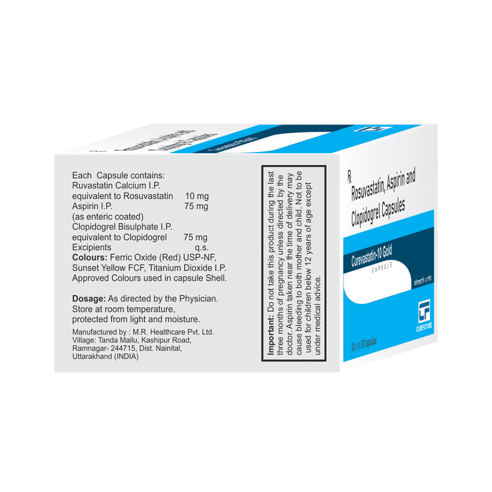 Curevastatin 10 Gold Capsule - Image 2