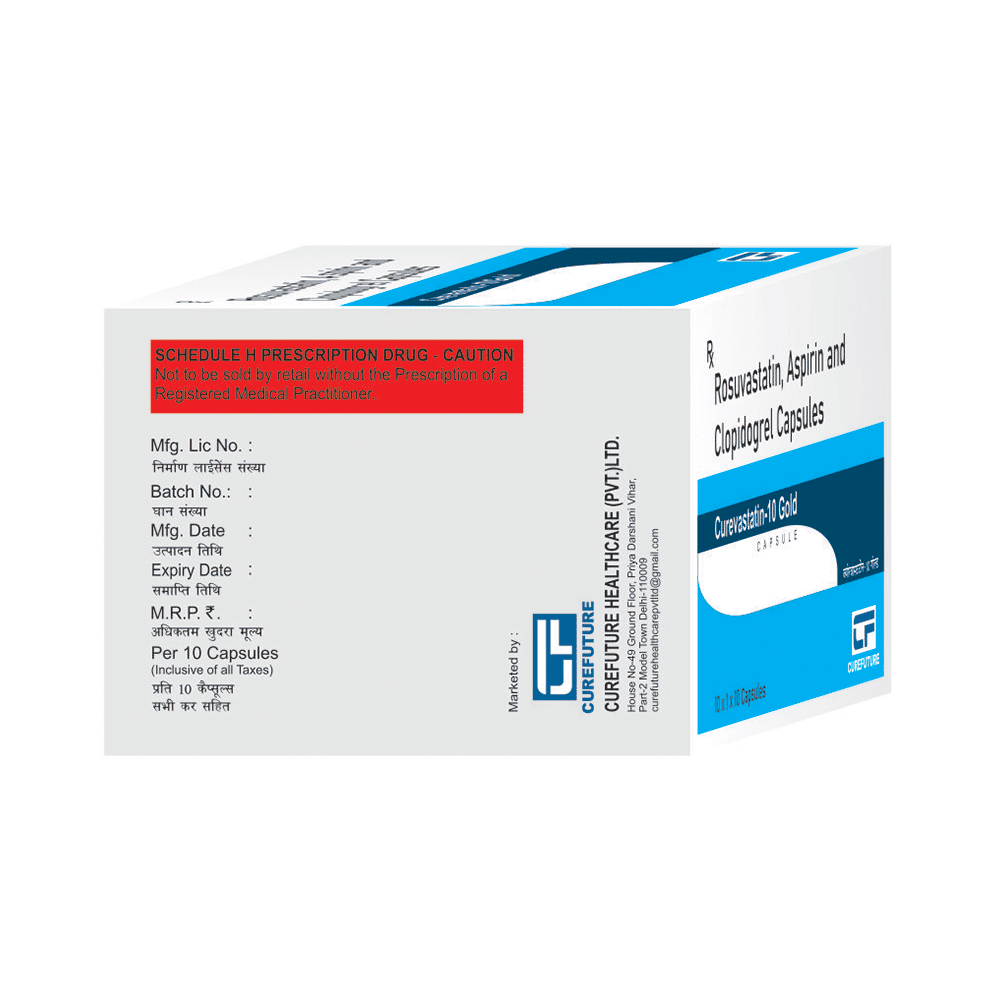 Curevastatin 10 Gold Capsule - Image 3