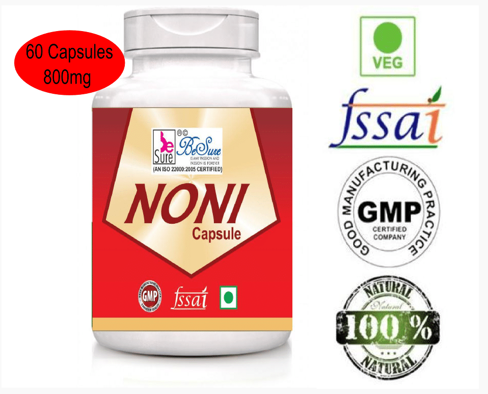 BeSure Noni Capsules with Ashwagandha & Brahmi - Image 1