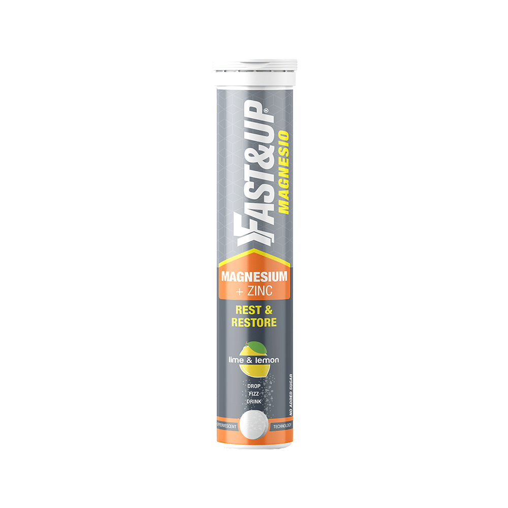 Fast&Up Magnesio with Magnesium & Zinc for Muscle Health | Flavour Lemon and Lime Effervescent Tablet - Image 3