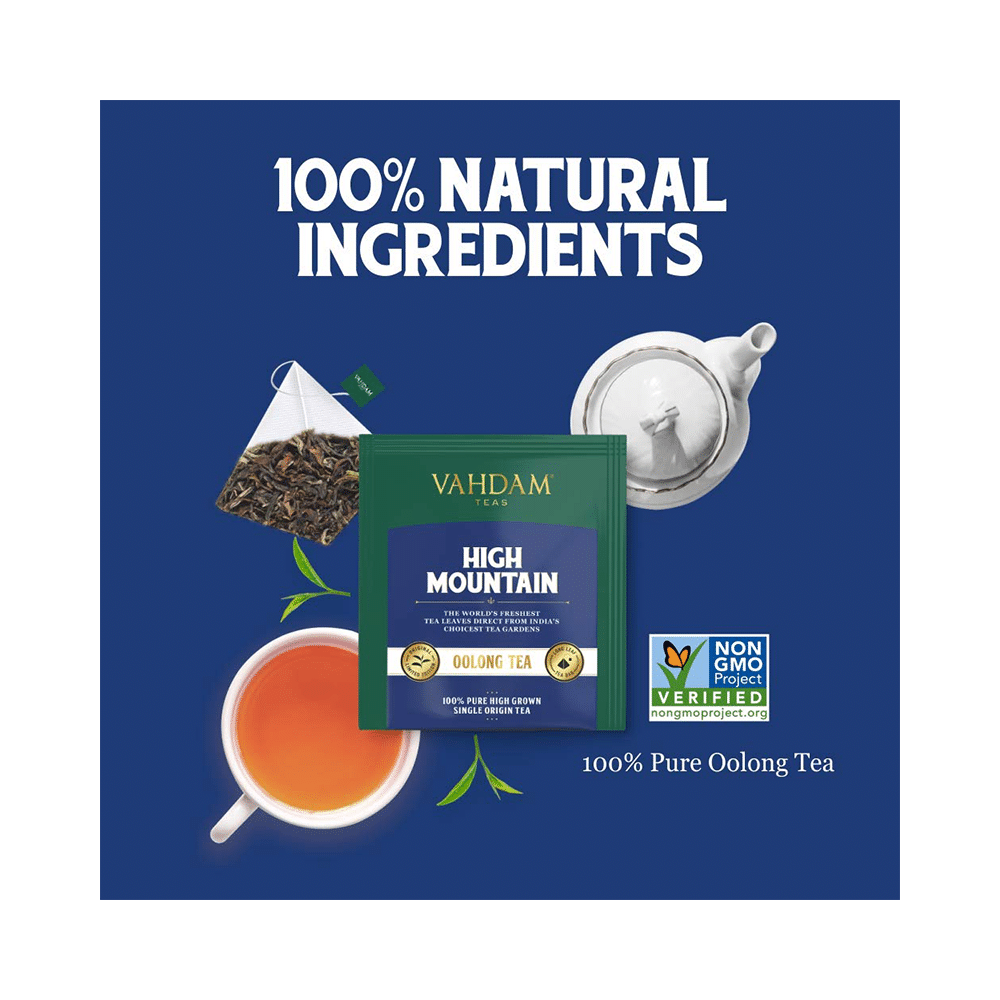 Vahdam Teas High Mountain Oolong Tea (2gm Each) - Image 3