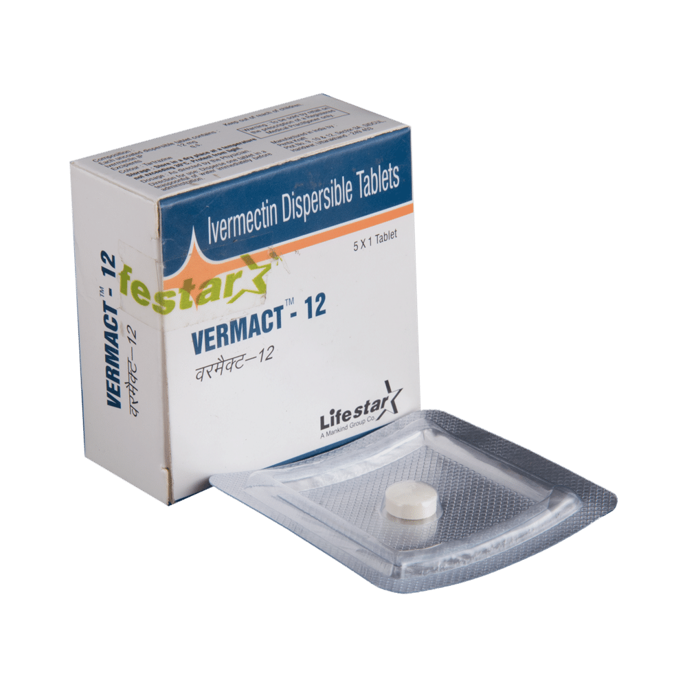 Vermact 12 Tablet DT - Image 1