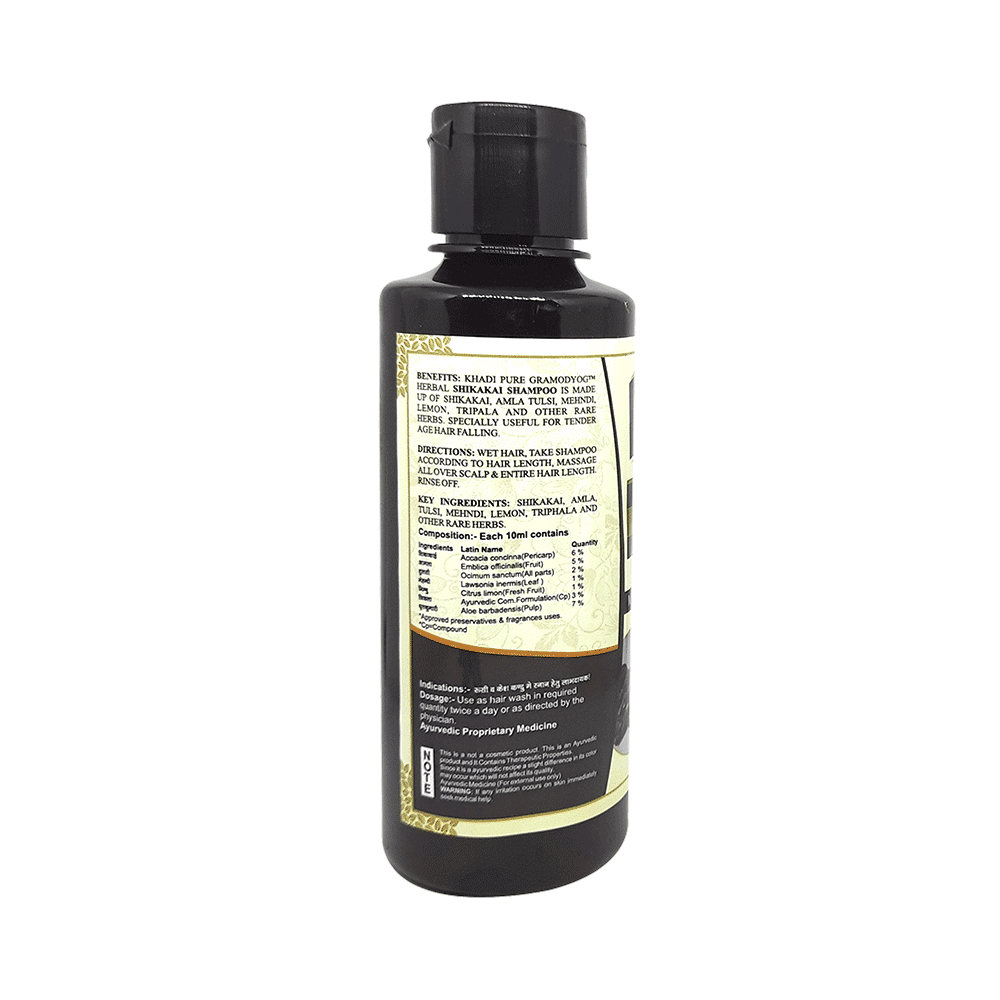 Khadi Pure Combo Pack of Honey & Almond Oil Shampoo & Herbal Shikakai Shampoo (210ml Each) - Image 3