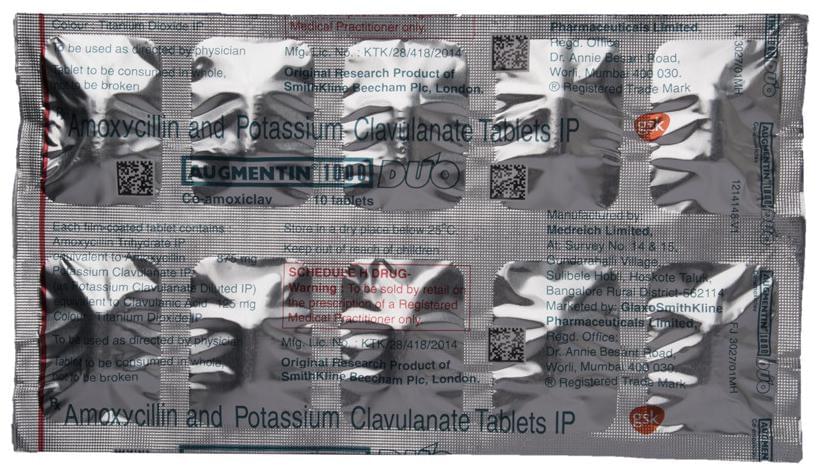 Augmentin 1000 Duo Tablet - Image 3