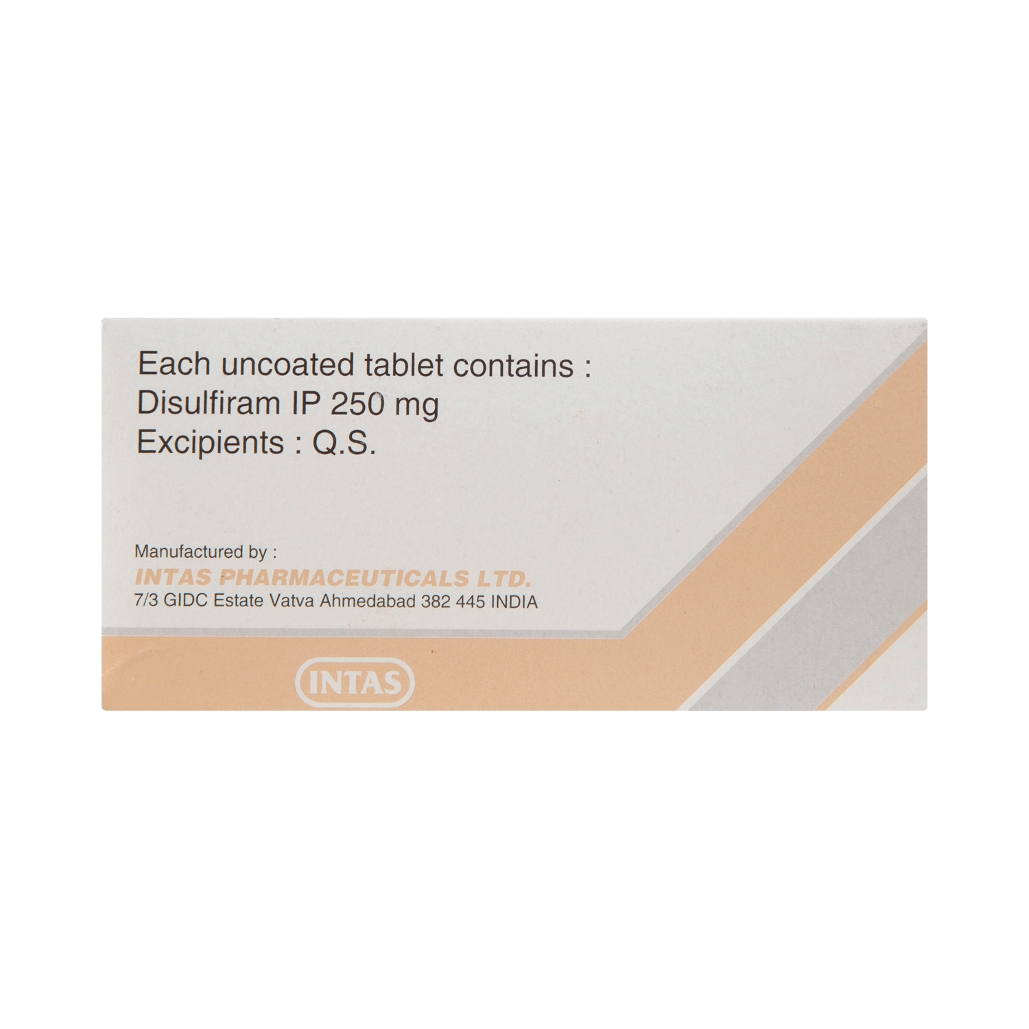 Disulfiram 250mg Tablet - Image 4