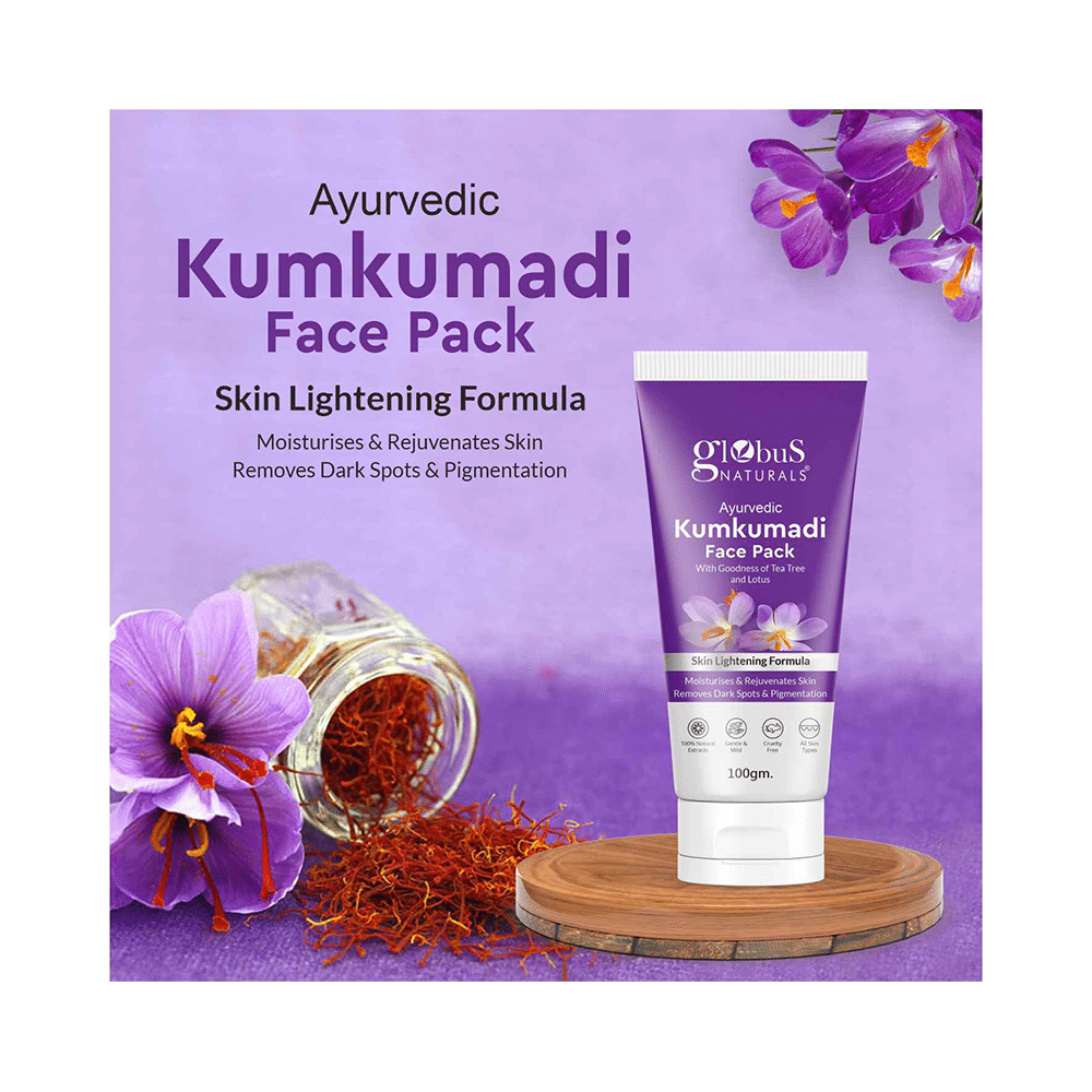 Globus Naturals Ayurvedic Kumkumadi Face Pack (100gm Each) - Image 3