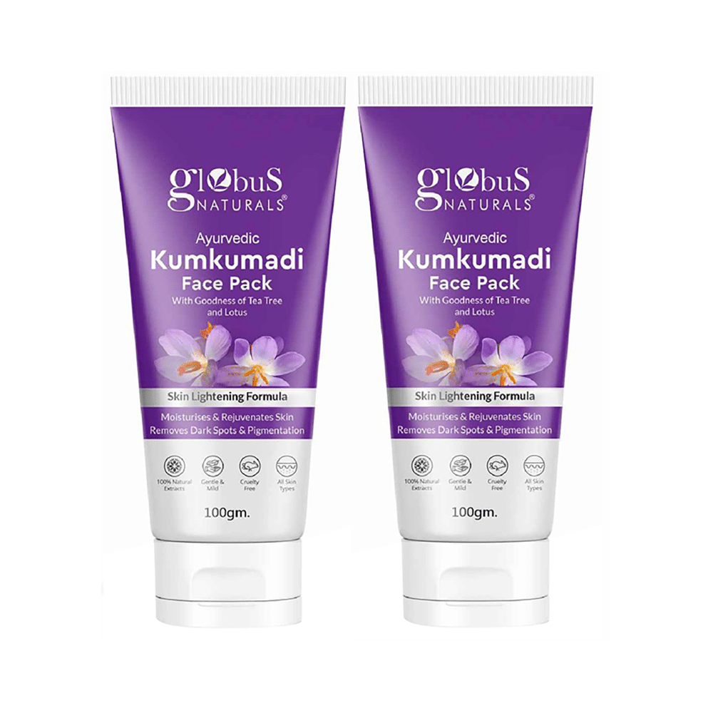 Globus Naturals Ayurvedic Kumkumadi Face Pack (100gm Each) - Image 1