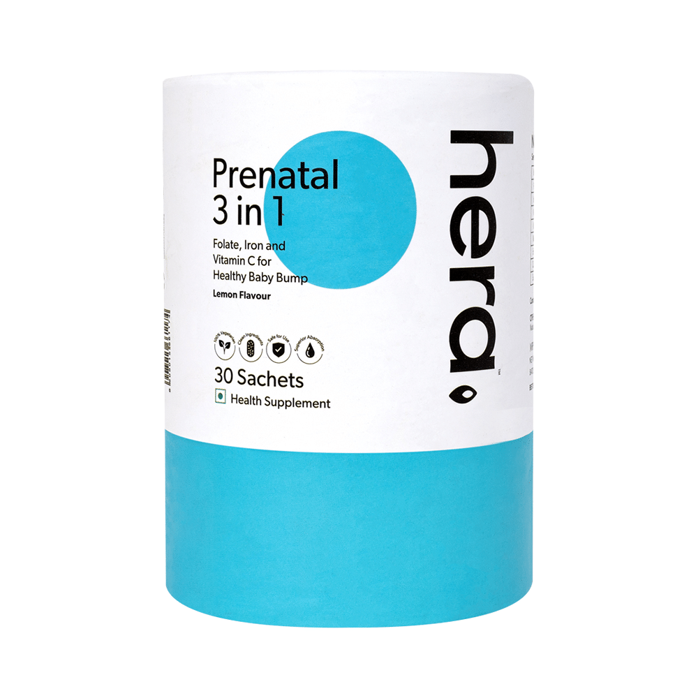 Hera Prenatal 3 in 1 Sachet (10gm Each) Lemon - Image 1