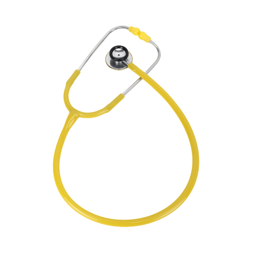 Dgarys Students Medical Real Stethoscope For Doctors Yellow - Image 4