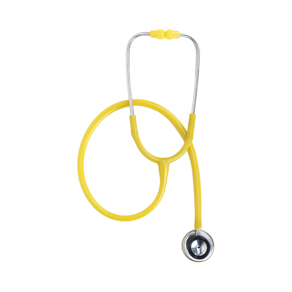 Dgarys Students Medical Real Stethoscope For Doctors Yellow - Image 2
