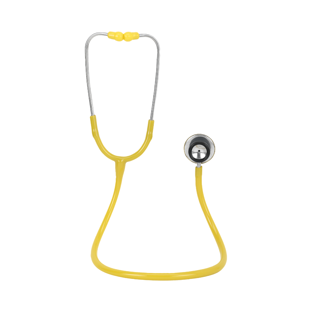 Dgarys Students Medical Real Stethoscope For Doctors Yellow - Image 1