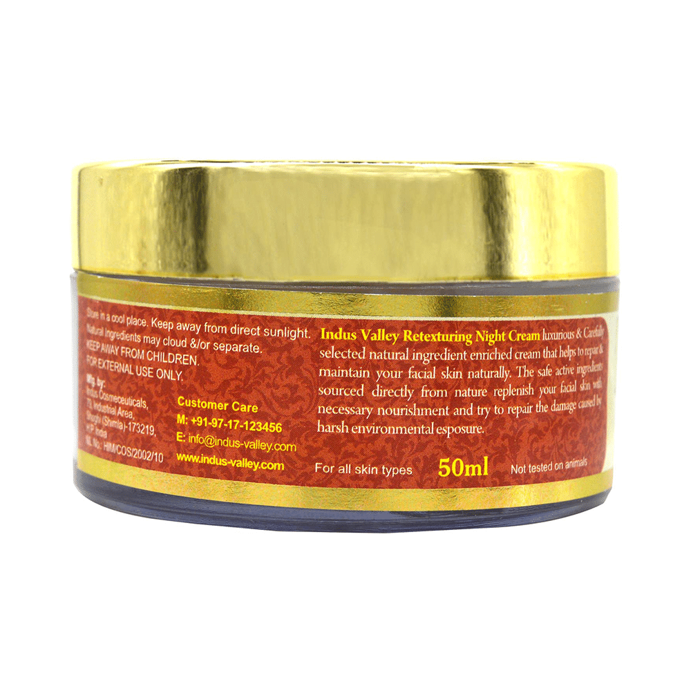 Indus Valley Organic Ayurveda Cream Retexturing Night - Image 3