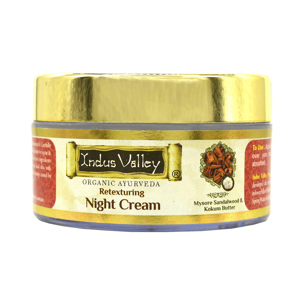 Indus Valley Organic Ayurveda Cream Retexturing Night
