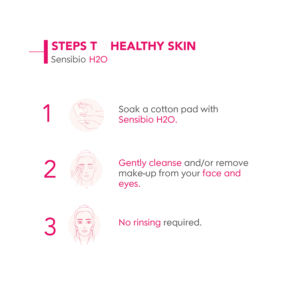 Bioderma Sensibio H2O Make-up Removing Micellar Water & Cleanser | For Sensitive Skin - Image 5
