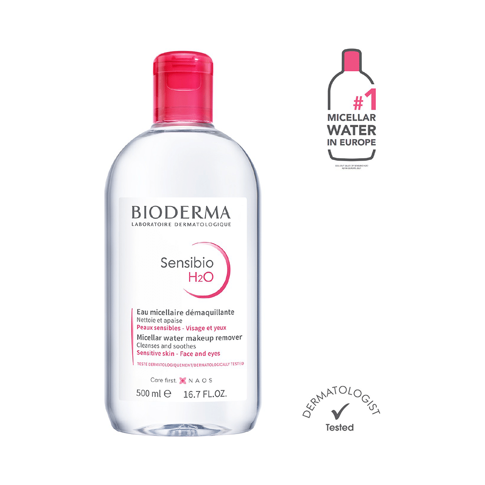 Bioderma Sensibio H2O Make-up Removing Micellar Water & Cleanser | For Sensitive Skin - Image 2