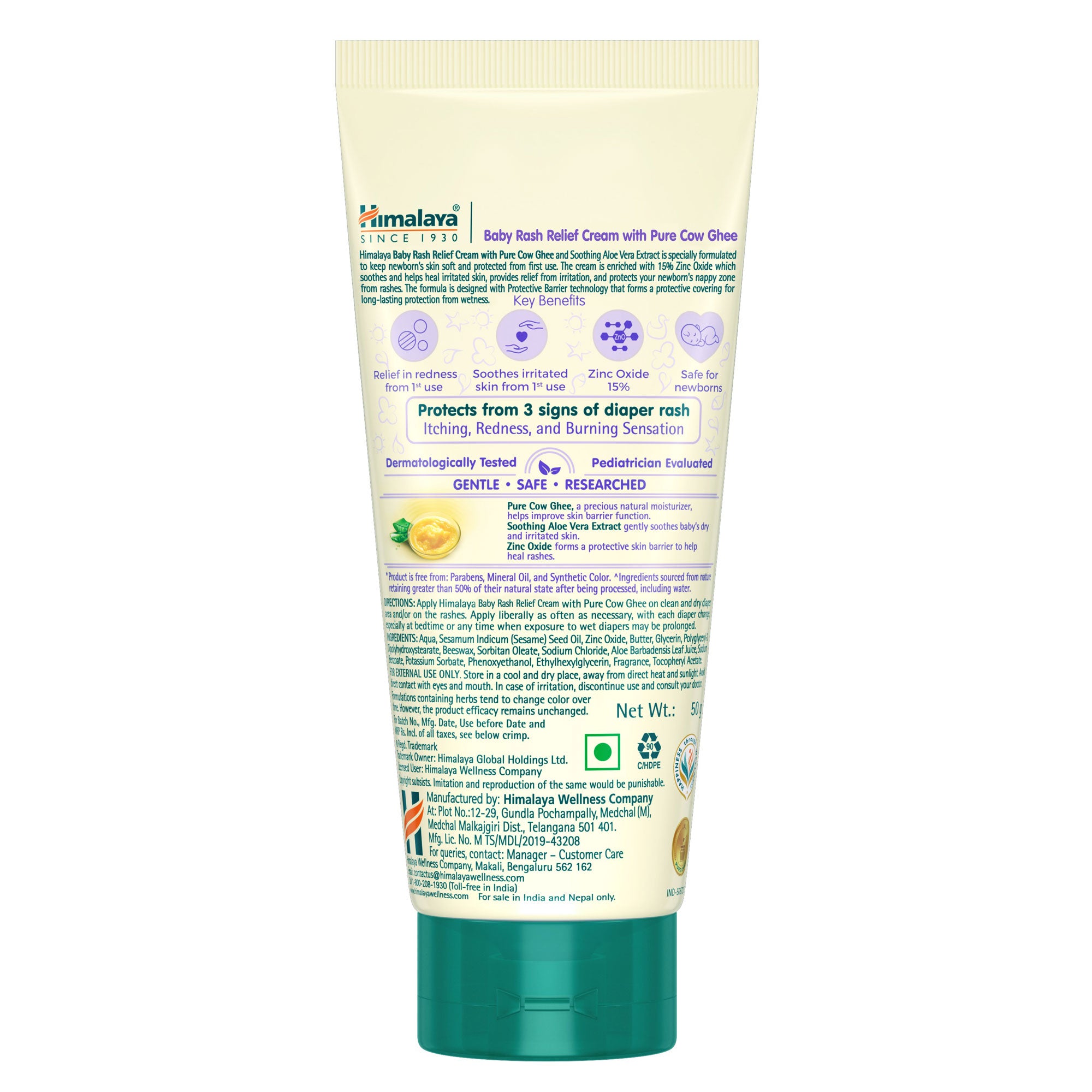 Himalaya Baby Rash Relief Cream with Pure Cow Ghee - Image 5