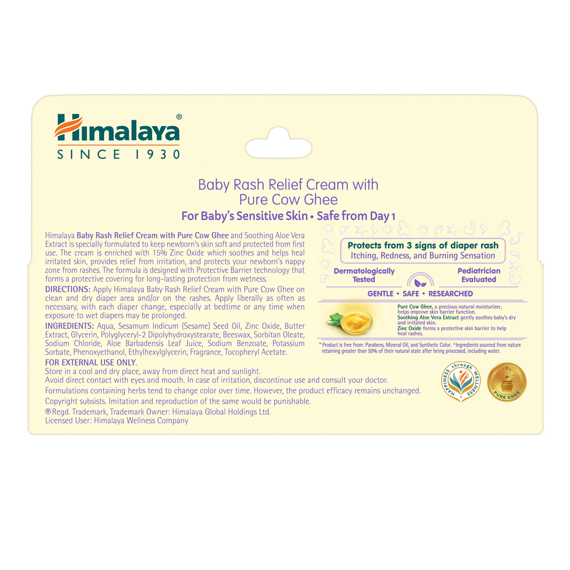 Himalaya Baby Rash Relief Cream with Pure Cow Ghee - Image 2
