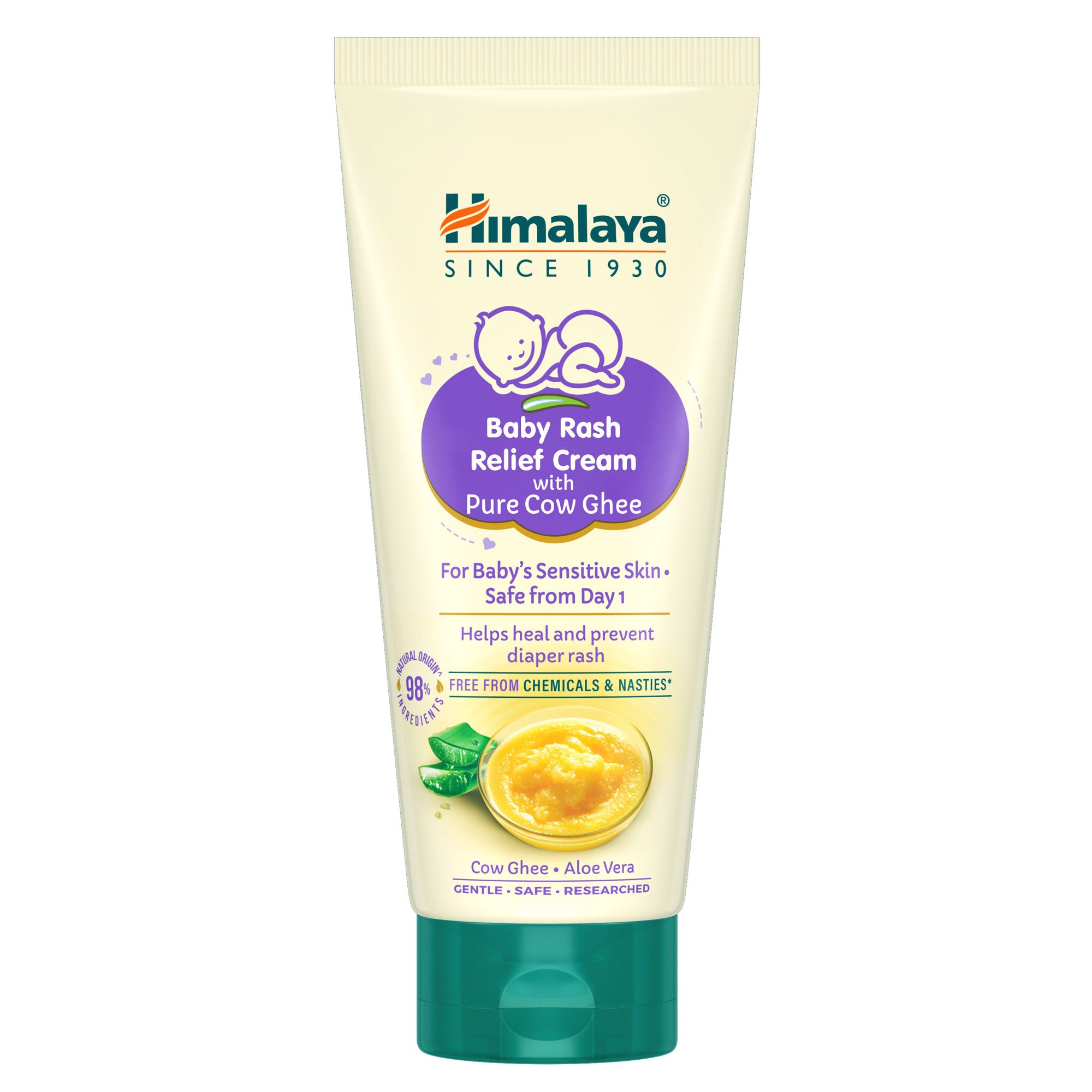 Himalaya Baby Rash Relief Cream with Pure Cow Ghee - Image 4