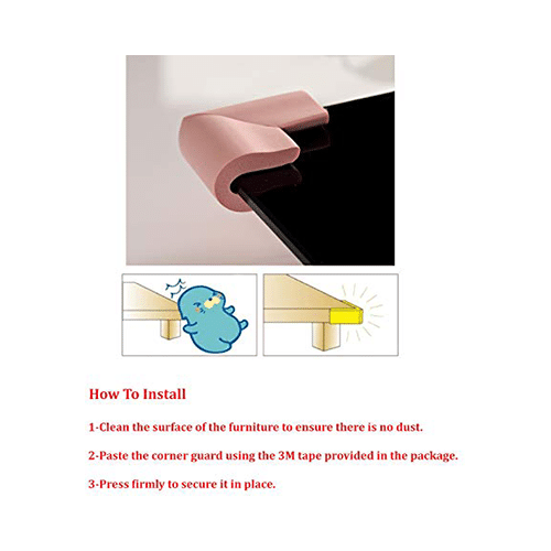 Safe-O-Kid High Density U Shaped Extra Thick Nbr Corner Cushions Large Green - Image 2