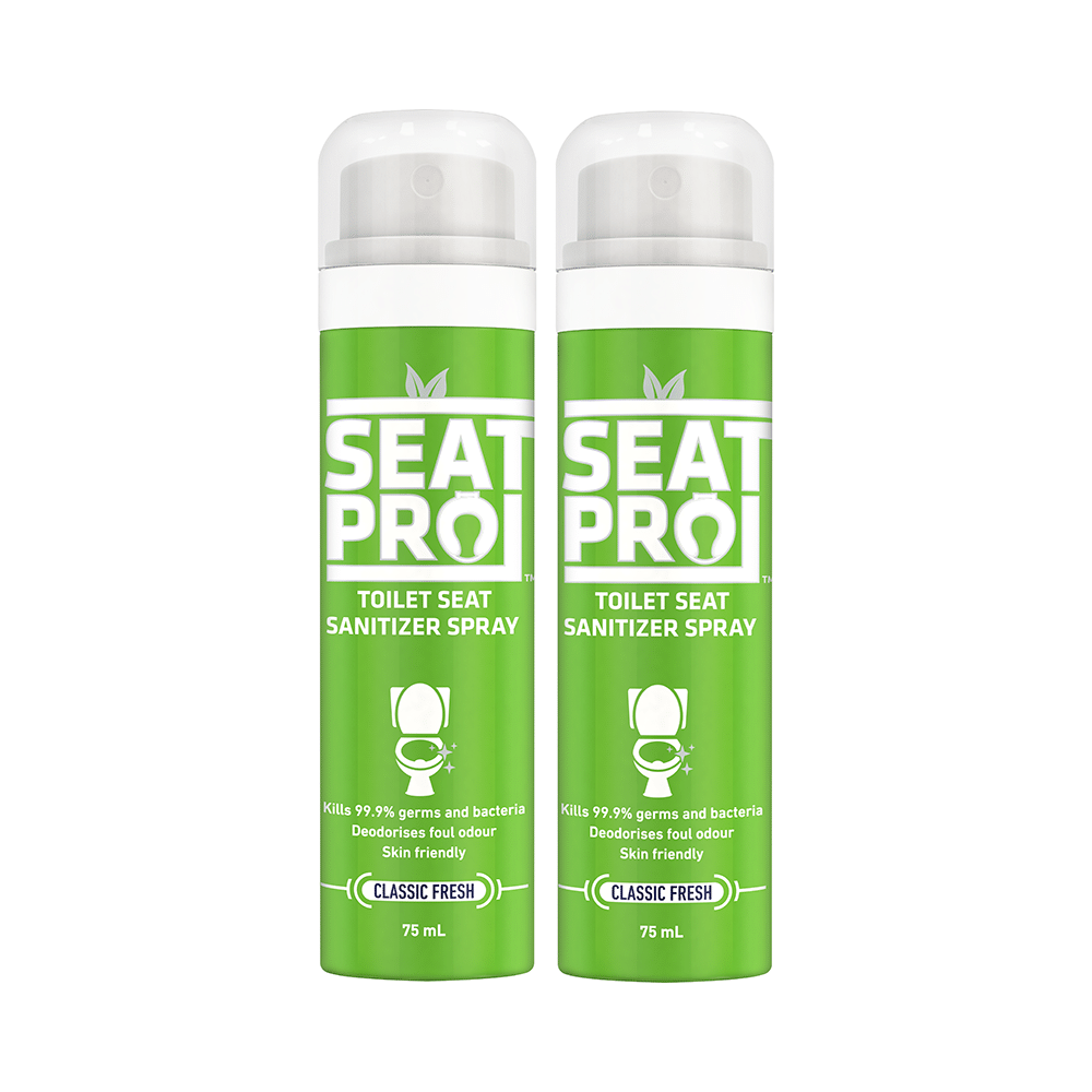 Seat Pro Toilet Seat Sanitizer Spray (75ml Each) Classic Fresh - Image 3