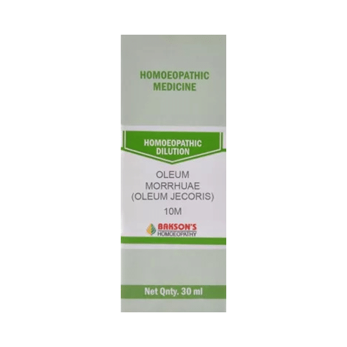 Bakson's Homeopathy Oleum Morrhuae (Oleum Jecoris) Dilution 10M - Image 1