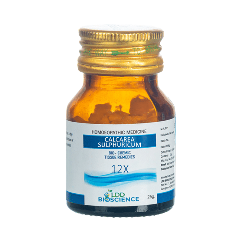 LDD Bioscience Calcarea Sulphuricum Biochemic Tablet 12X - Image 2
