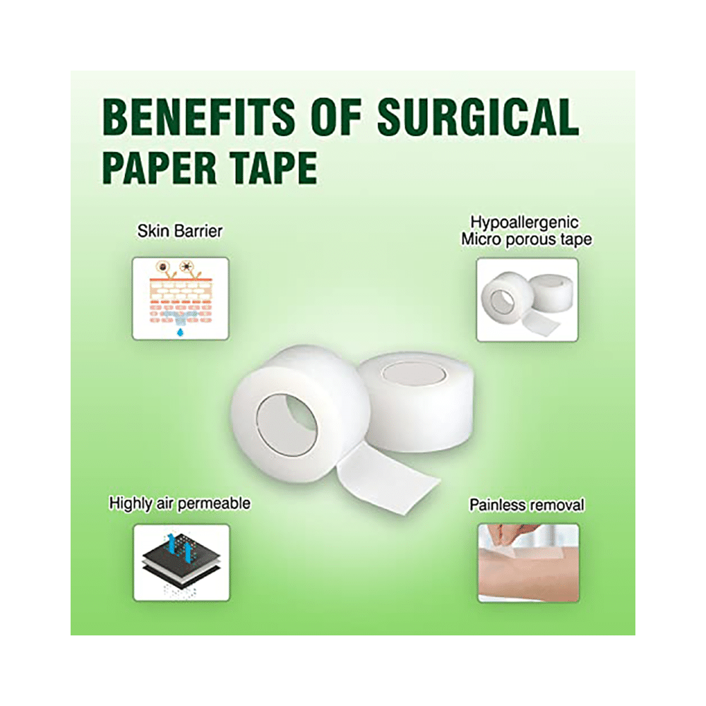 Recombigen Microporous Surgical Tape 1inch x 9m - Image 3