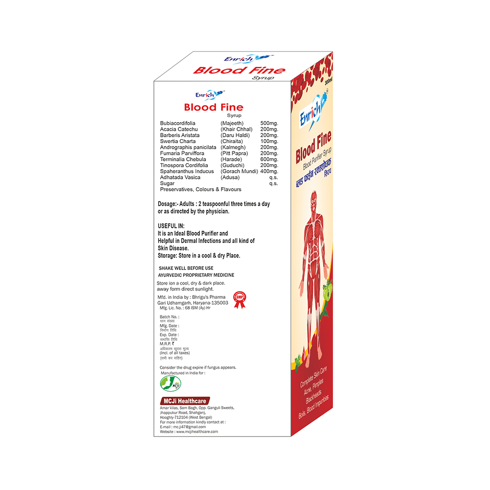Enrich+ Blood Fine Blood Purifier Syrup (300ml Each) - Image 2