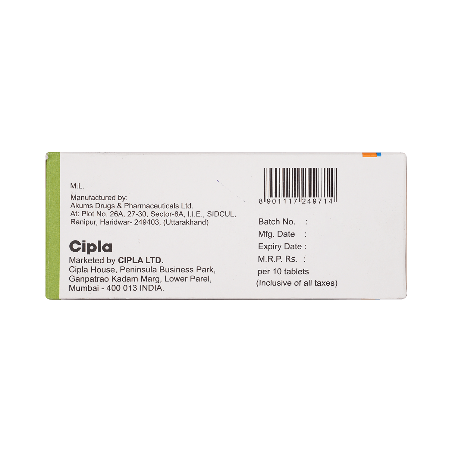 Ciplar Plus 5 Tablet SR - Image 4