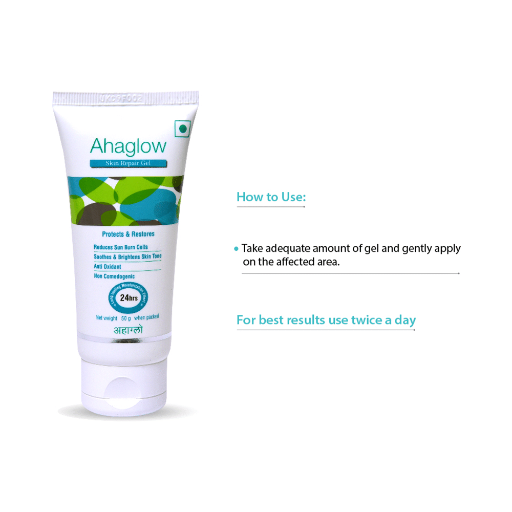 Ahaglow Skin Repair Gel | Long-Lasting Moisturising Effect | Antioxidant & Non-Comedogenic - Image 8