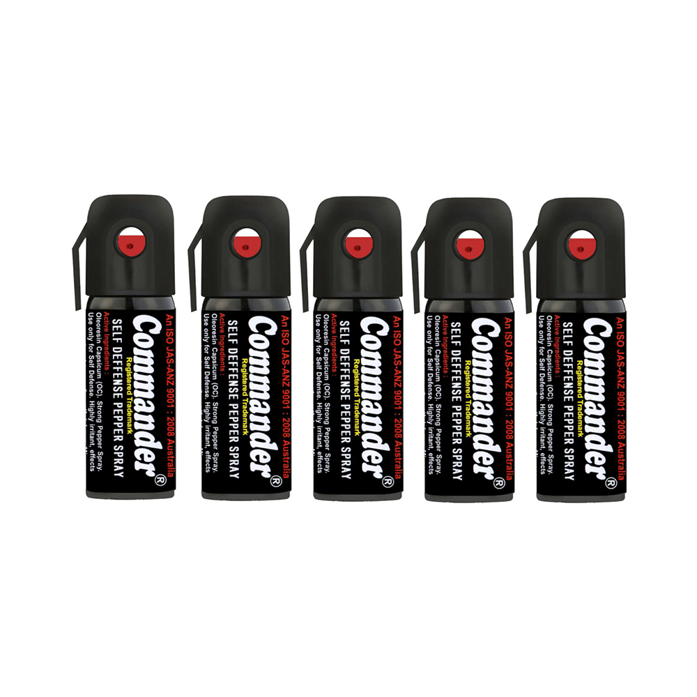 Commander Self Defense Pepper Spray (55ml Each)