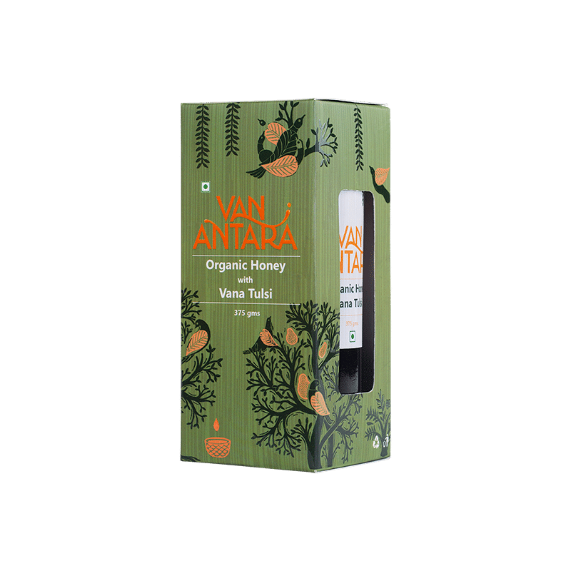 Van Antara Organic Honey with Vana Tulsi - Image 1