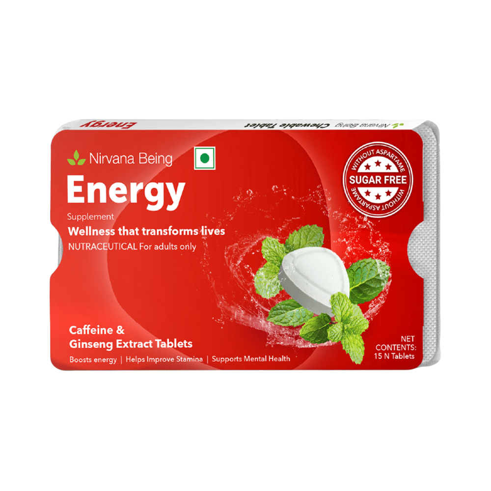 Nirvana Being Energy Tablet (15 Each) Sugar Free - Image 1
