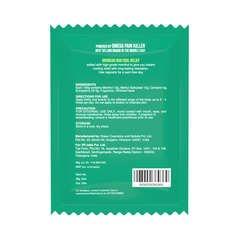 Broncho Rub Pain Relief Balm Cool Relief - Image 2