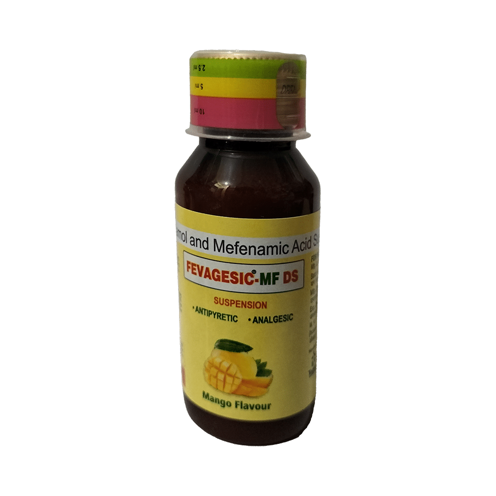Fevagesic-MF DS Oral Suspension Mango - Image 1