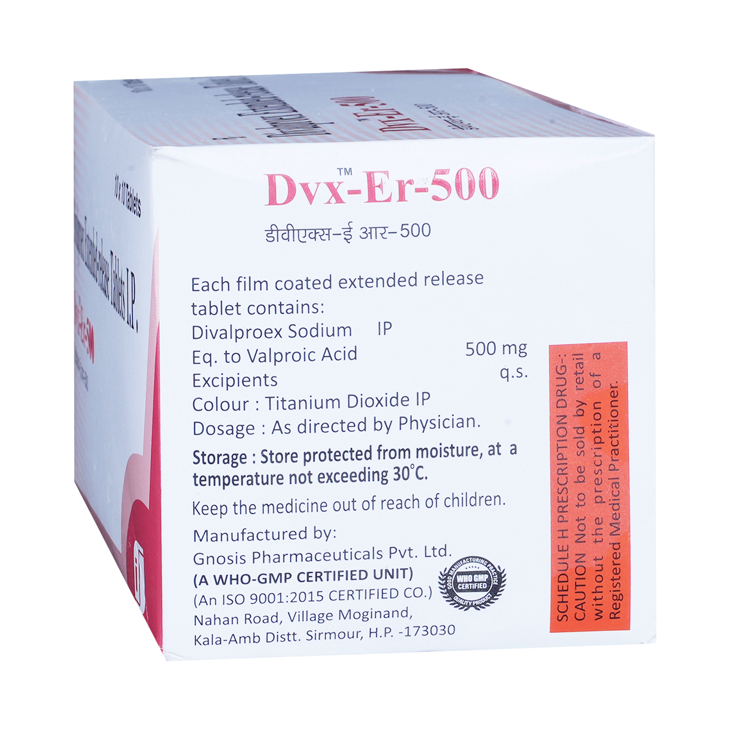 Dvx 500mg Tablet ER - Image 3