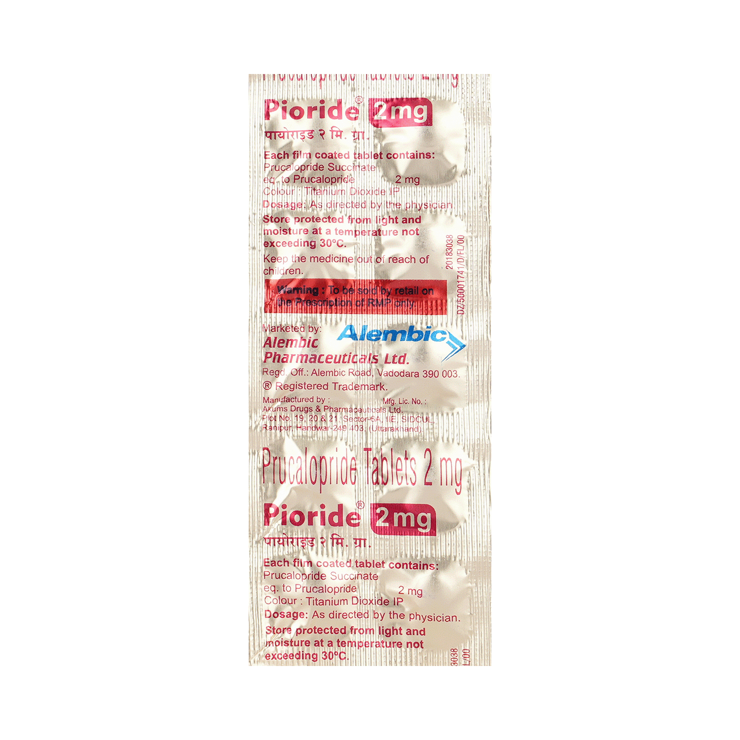 Pioride 2mg Tablet - Image 3