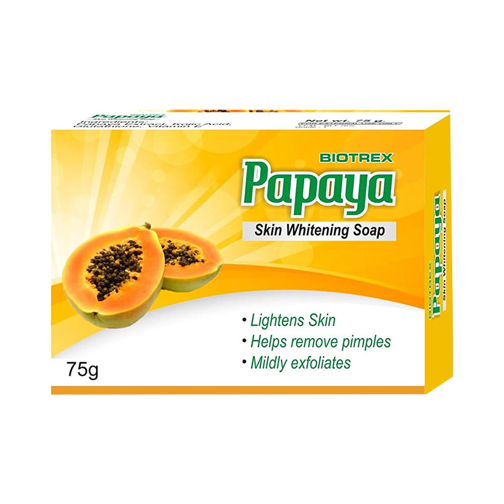 Biotrex Papaya Skin Whitening Soap - Image 1