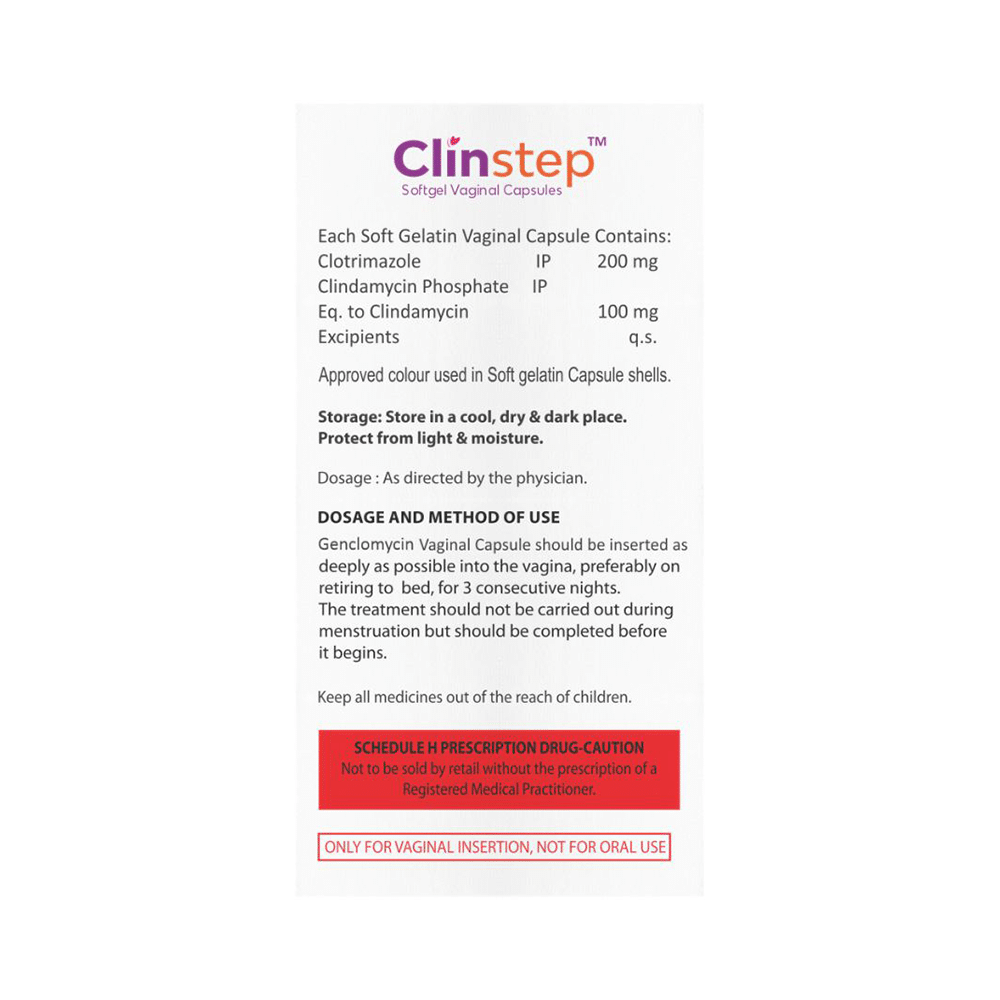 Clinstep Softgel Vaginal Capsule - Image 2