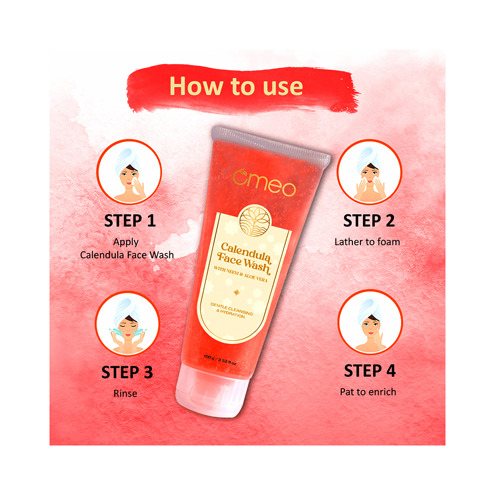 Omeo Calendula Face Wash (100gm Each) - Image 4