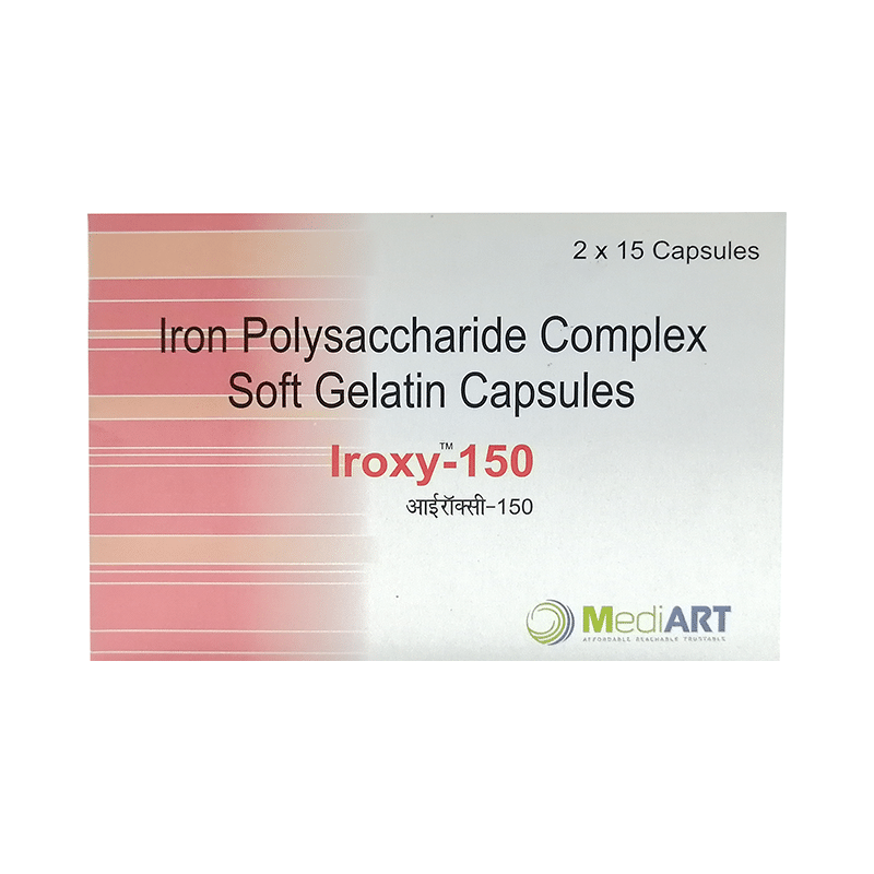 Iroxy 150 Soft Gelatin Capsule