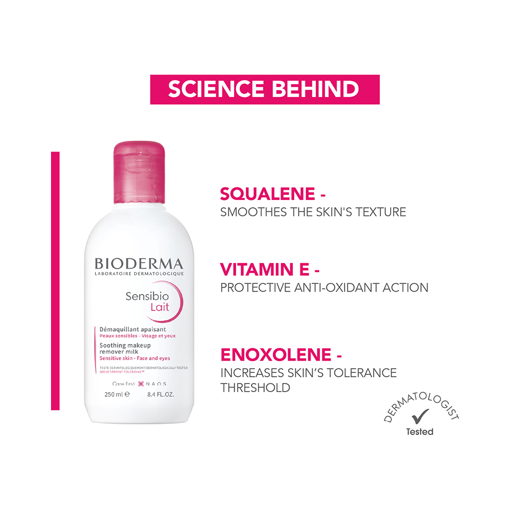 Bioderma Sensibio Lait Soothing Make Up Remover Milk - Image 2