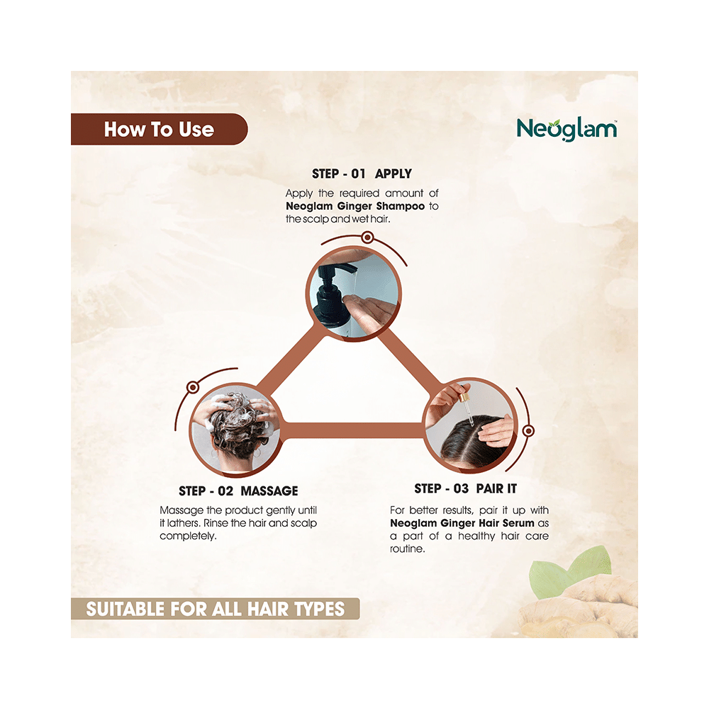 Neoglam Scalp Nourishing Ginger Shampoo - Image 5