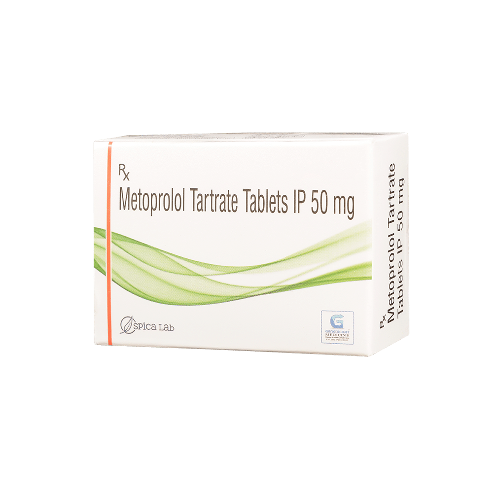Genericart Metoprolol Tartrate 50mg Tablet - Image 1