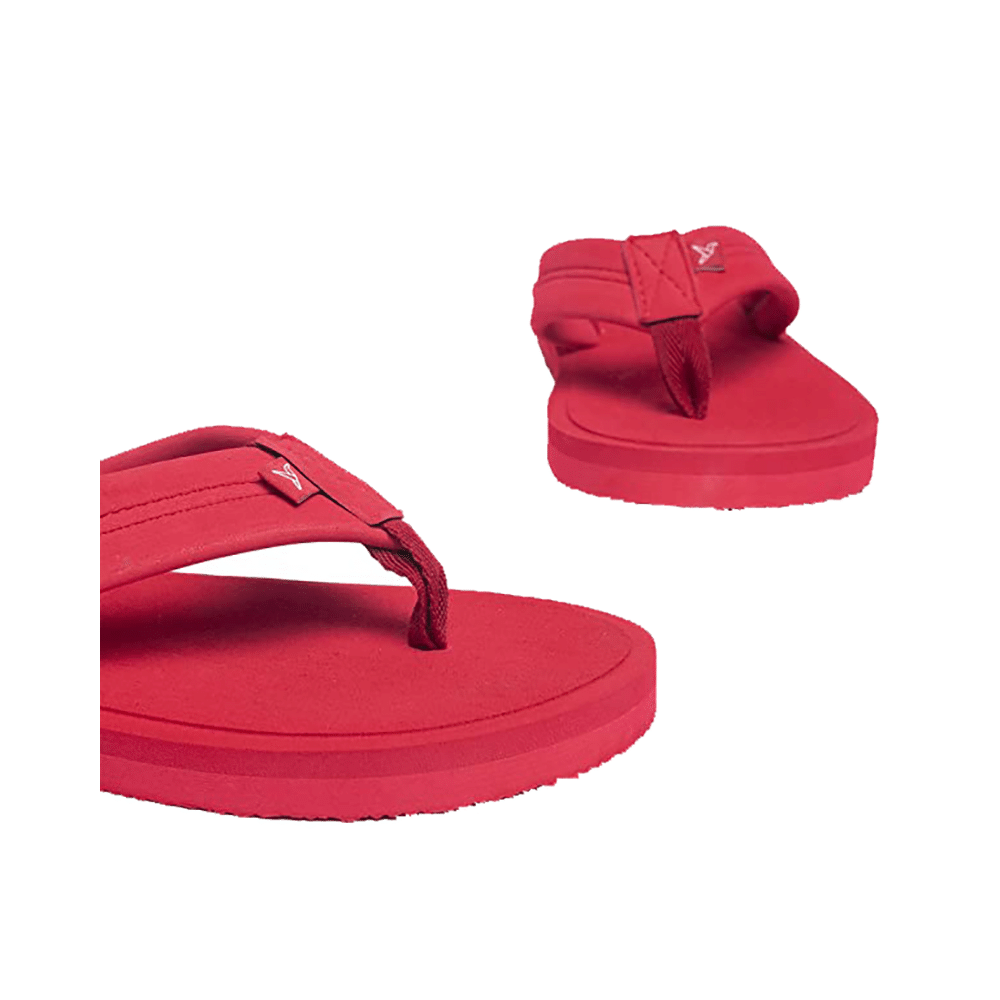 Yoho Lifestyle Doctor Ortho Soft Comfortable and Stylish Flip Flop Slippers for Men Coral Red 7 - Image 2