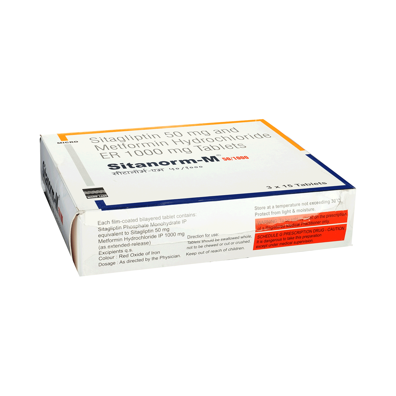 Sitanorm-M 50/1000 Tablet ER - Image 3