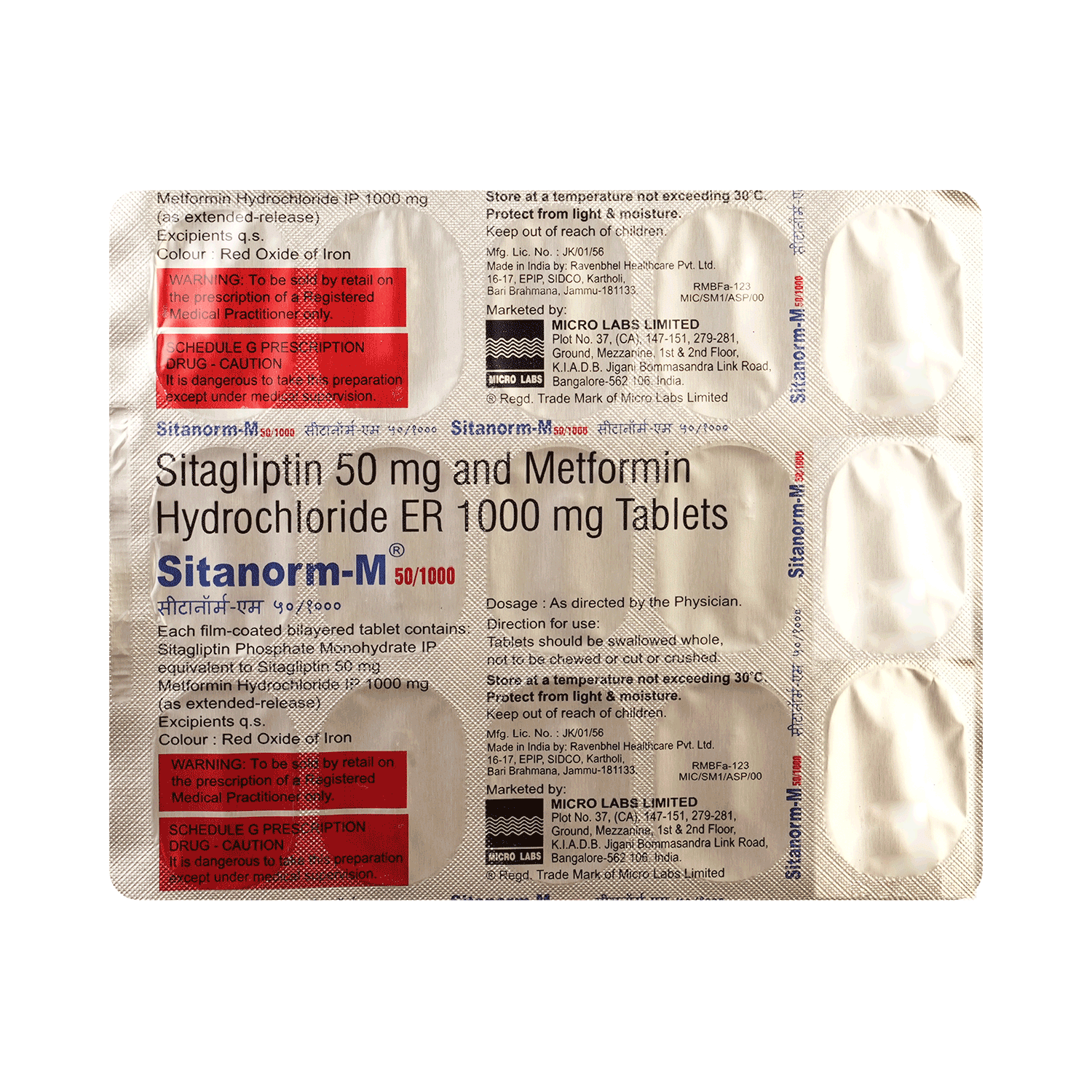 Sitanorm-M 50/1000 Tablet ER - Image 5