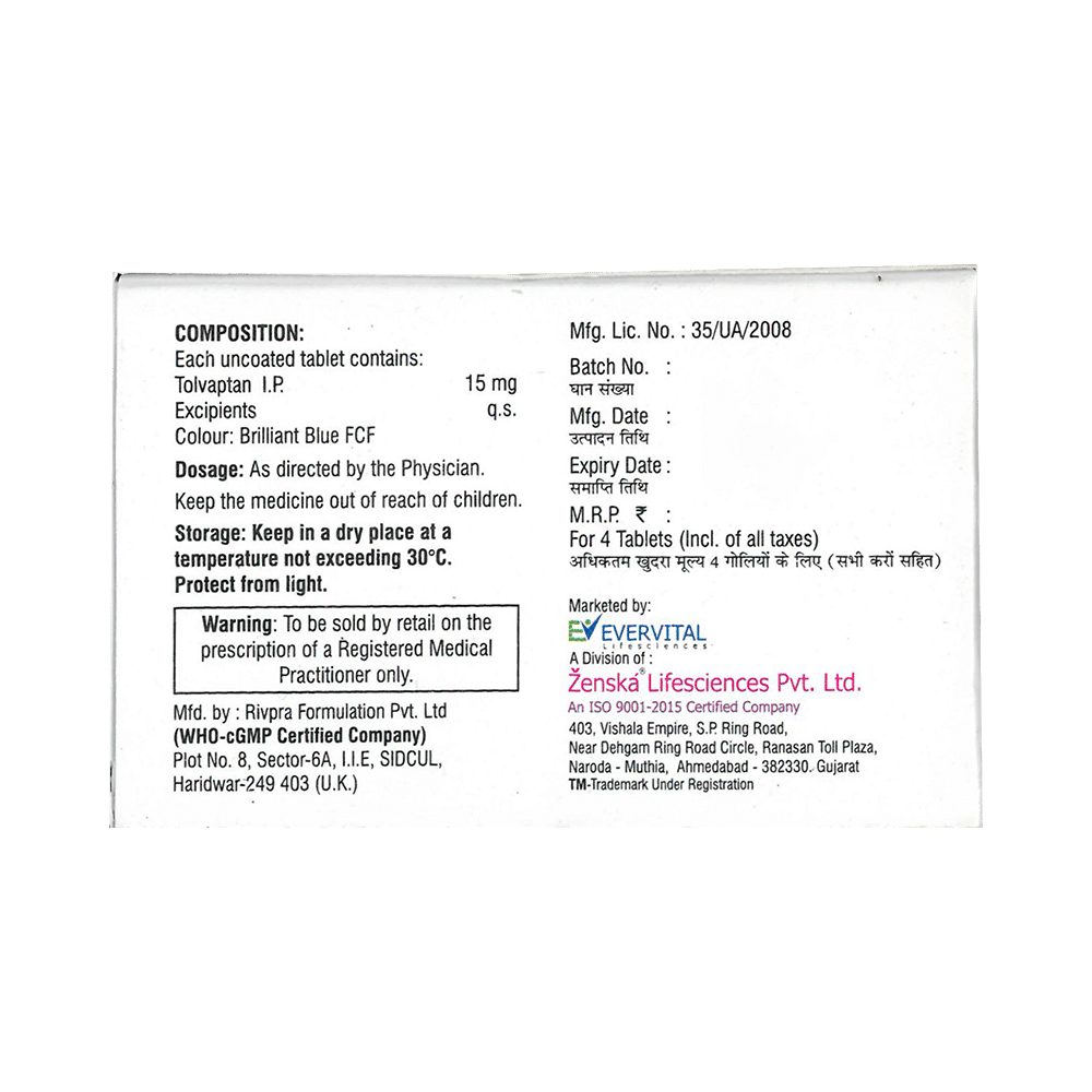 Neph-Tolvaptan Tablet - Image 2