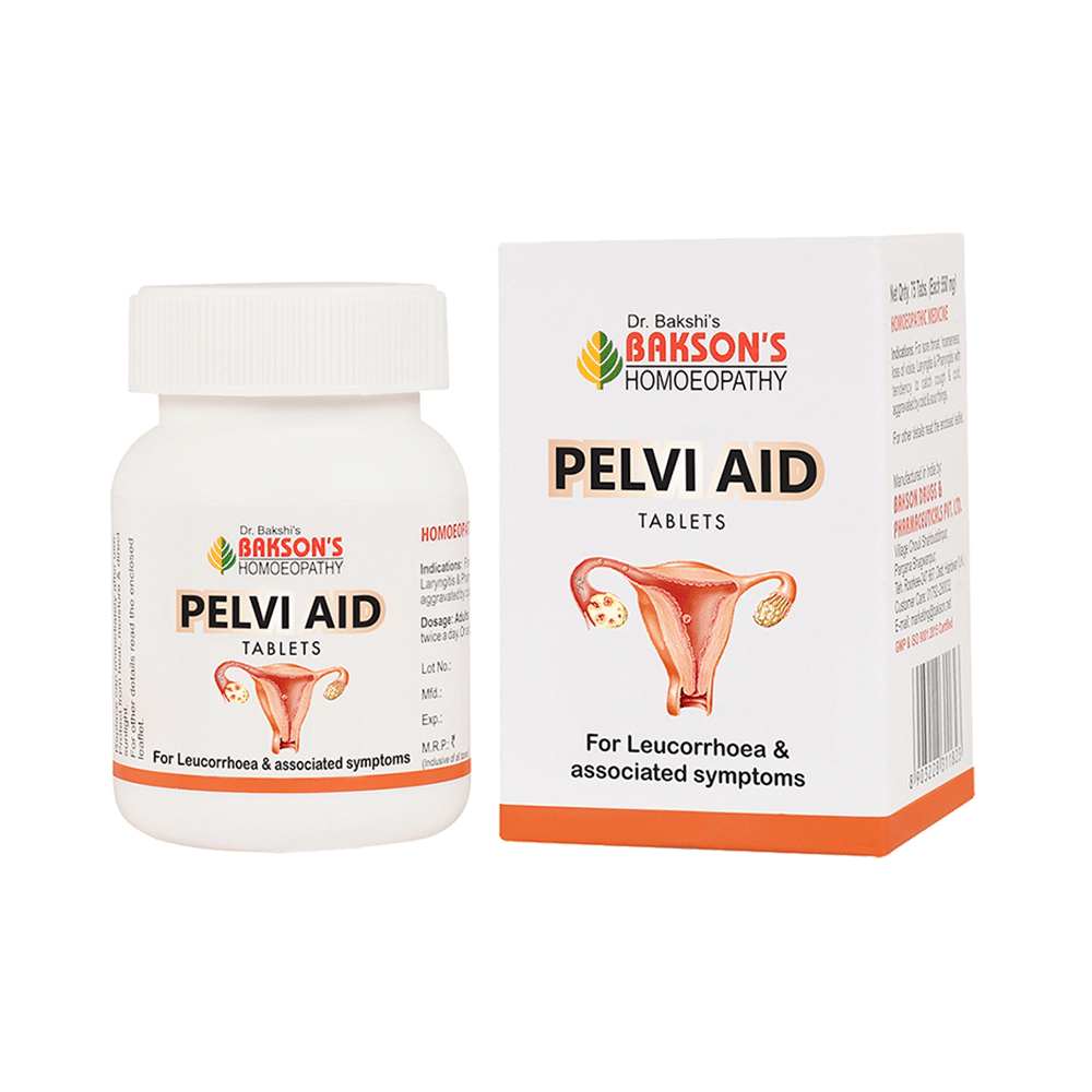 Bakson's Homeopathy Pelvi Aid Tablet